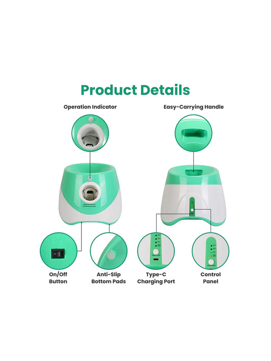 1Pc Automatic Dog Ball Launcher Included 6 Tennis Balls Dog With 3 Adjustable Launch Distance Interactive Ball Thrower Fetch Machine For Small Medium Dogs