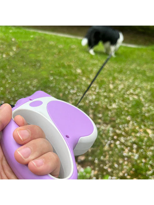 With Light Retractable Leash Dog Rope Leash